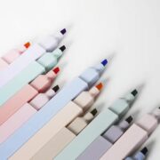 Surligneurs fins – Double pointe couleurs pastel – Image 4