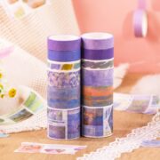 Set de rubans adhésifs décoratifs DIY – Série Art Gallery (6 rouleaux) – Image 4