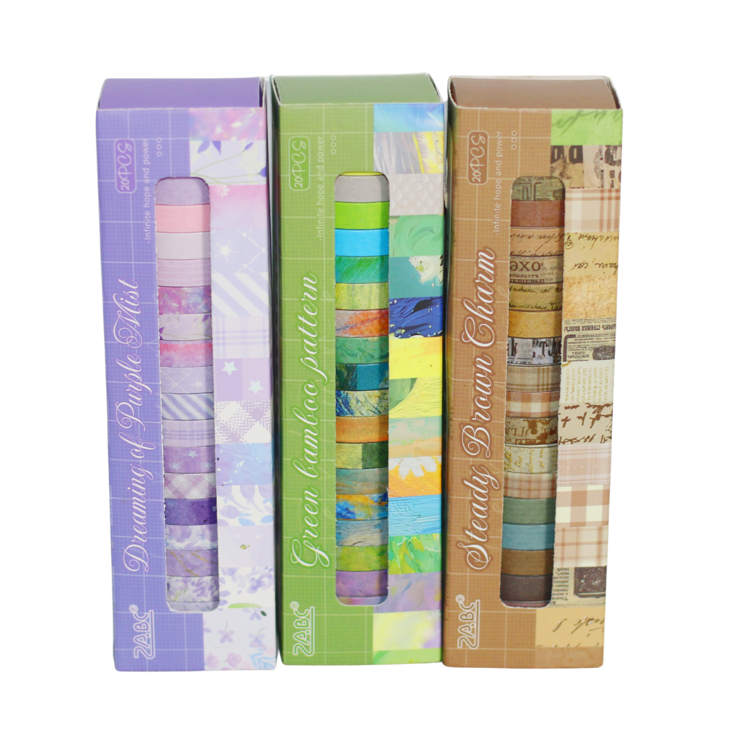rubans (4) Coffret de 20 rouleaux de ruban décoratif (vente à l'unité) – Image 1