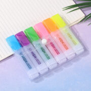 Set de 6 surligneurs colorés larges – Image 6